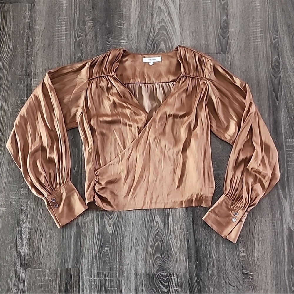 Frame Denim blouse Small EUC